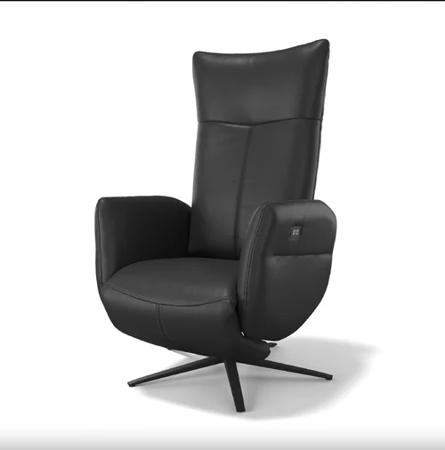 Nu 1.717€ ipv 2.453€ Relaxzetel MERCURIUS in leder met 4 motoren